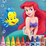 4GameGround – Little Mermaid Coloring