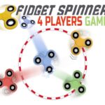 Fidget spinner: 4 players game